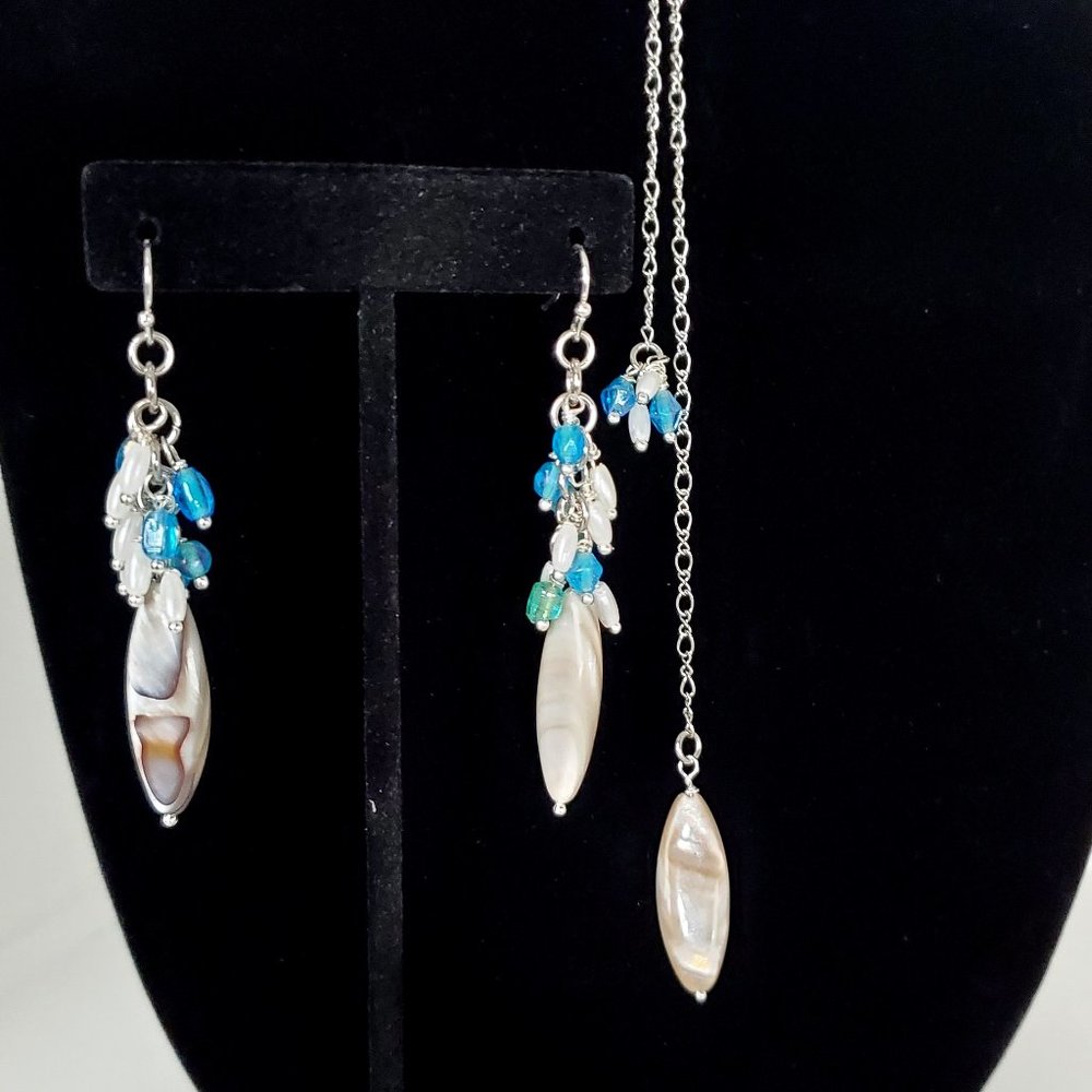 Slider Necklace & Earrings